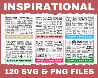 Inspirational Quotes Svg Bundle, Inspirational svg, Motivational Quotes Svg Bundle, Motivational svg, file svg per cricut, clipart