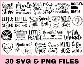 Baby SVG Bundle, Baby Bodysuit SVG, Funny Baby svg, baby newborn svg, Newborn SVG Bundle, Baby Quote Bundle, Cute Baby Sayings svg