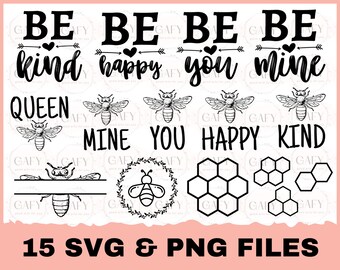 Abeille svg main lettered bundle, abeille genre svg, abeille heureux svg, abeille sentiers svg, dictons abeille svg, abeille citation svg, abeille couronne svg png clipart