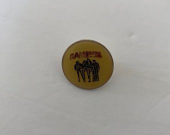 The Ramones Original Vintage Circular Enamel Pin, Pinback, Button