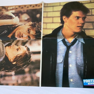 Madness, Kevin Bacon, Streets of Fire, póster vintage original de doble cara, número 1984