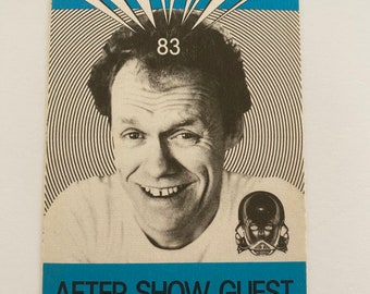 Journey After Show Guest Pass Cloth Frontiers World Tour 1983