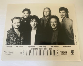 The Rippingtons Vintage Promotional Black & White Photo Copy Band Picture 8 x 10