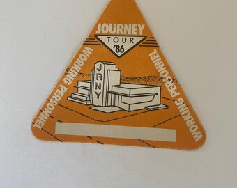 Journey Original Cloth Working Personnel Pass Raised on