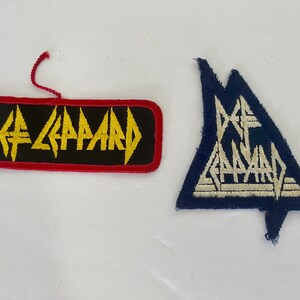 Def Leppard Vintage Patches