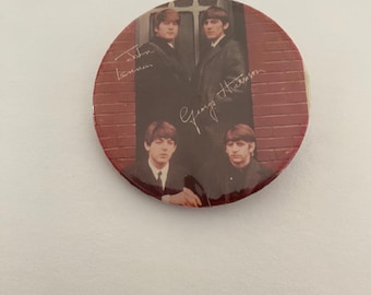 The Beatles Vintage Pin, Pinback, Button