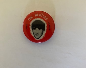 The Beatles John Lennon Original Vintage Circular Pin, Pinback, Button Licensed 1974