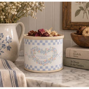 VTG Rival Potpourri Crock  Electric Warmer Heart Floral Simmer Pot CottageCore