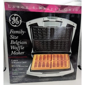 Vintage Ge Waffle Maker - Etsy