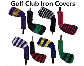 Golf Club Headcovers for Irons, Wedges and Driving Iron Knit Golf Head Cover