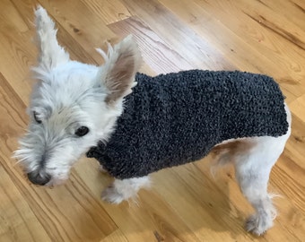 Dog Sweater Loom Knit Pattern Easy Beginner Level Instructions with Step-by-Step Pictures