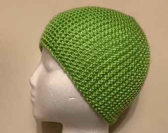 Loom Knit Pattern Basic Fitted Beanie Hat Instructions Easy Beginner Friendly Knitting Gift