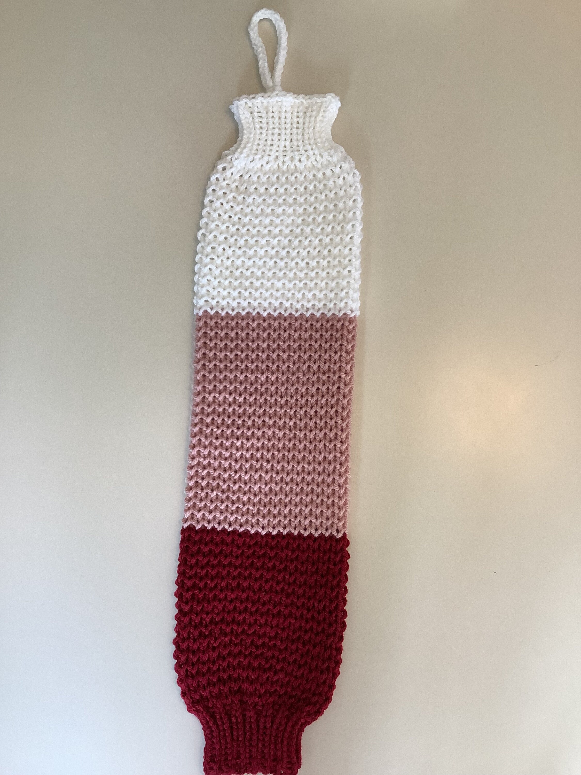 Loom Knit Grocery Bag Holder Pattern Instructions Easy Etsy