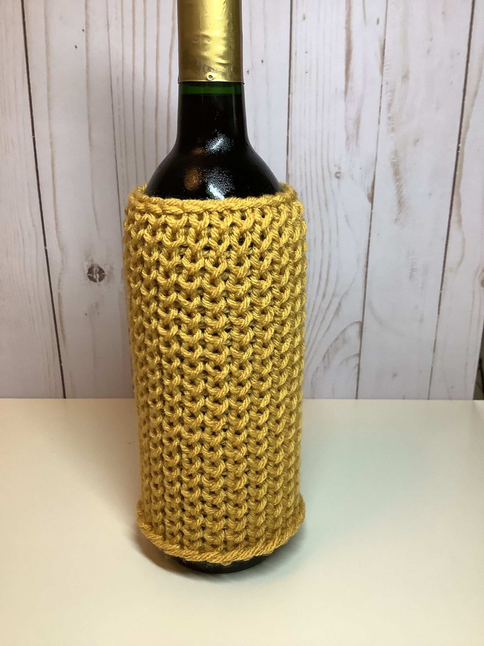 Loom Knit Pattern Instructions for Wine Bottle Cover Koozie Etsy