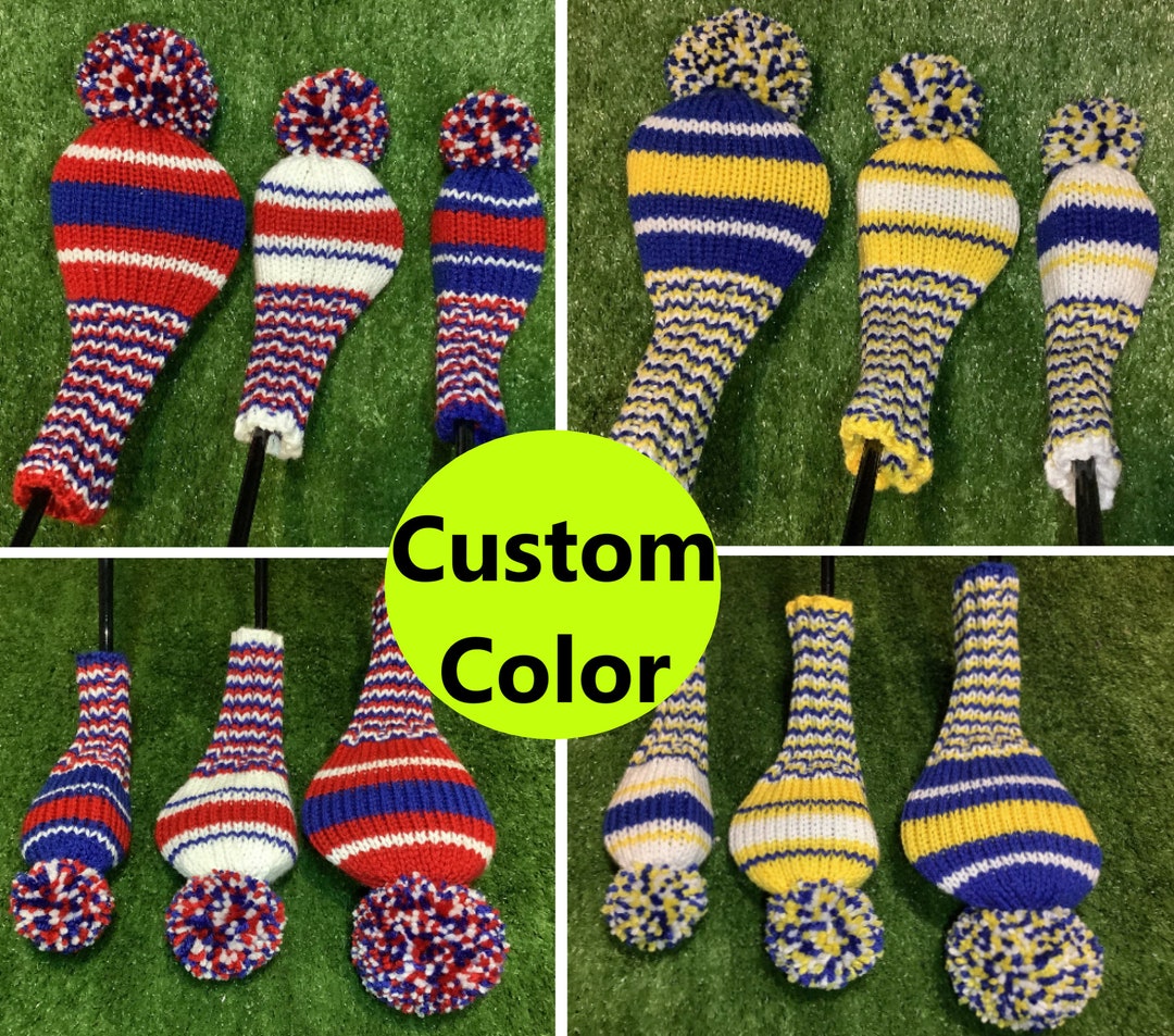 Custom Color Golf Club Headcovers for Driver Fairway Woods & Etsy
