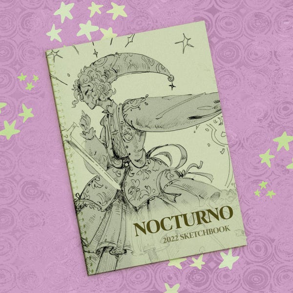 Quaderno di schizzi NOCTURNO 2022 | Zine di libri d'arte