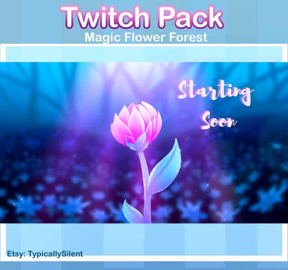 Dark Enchanted Forest Stream Overlays Twitch X 4 (Instant Download) 