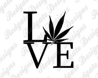 Love 420 Vinyl Decal for Car, Truck, Van, Window, Phone, Laptop any non porous smooth surface. Various Sizes & Colors.