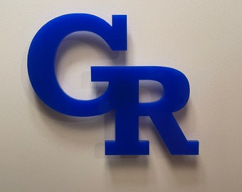 3” Laser Cut Acrylic GR Magnet