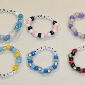 CAITIBUGZZ, MAXGGS, PISO4 etc. - streamer bracelets!! - Buy 2, get one free !!