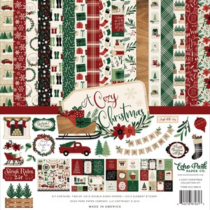 A Cozy Christmas Collection for Scrapbooking, Cardmaking, or Paper Crafts