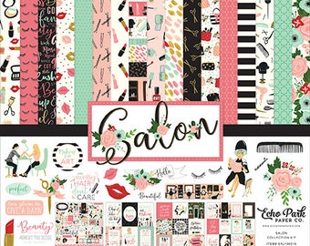 Salon Echo Park Collection for Scrapbooking, Cardmaking, or Paper Crafts