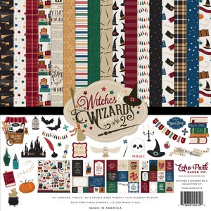 Witches and Wizards 2 Collection for Scrapbooking, Cardmaking, or Paper Crafts