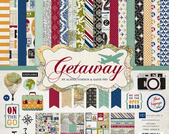 Getaway Collection for Scrapbooking, Cardmaking, or Paper Crafts