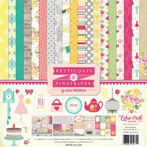 Petticoat Echo Park Collection for Scrapbooking, Cardmaking, or Paper Crafts