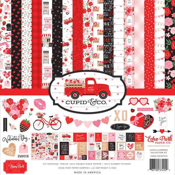 Cupid & Co. Collection form Echo Park  Scrapbooking, Cardmaking, or Paper Crafts