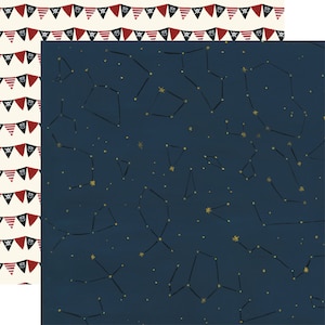 Pirate Tales Echo Park 2 vellen Constellation-papier voor scrapbooking, kaarten maken of papierknutselen