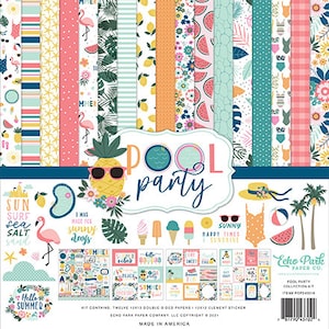 Pool Party Collection from Echo Park  Scrapbooking, Cardmaking, or Paper Crafts
