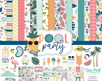 Pool Party Collection from Echo Park  Scrapbooking, Cardmaking, or Paper Crafts