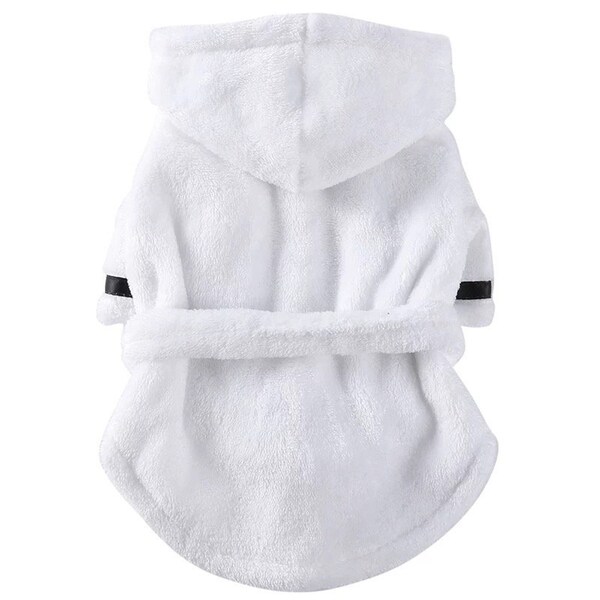 Pet Dog Bathrobe Dog Pajamas Sleeping Clothes Soft Pet Bath Drying Towel Clothes for for Puppy Dogs Cats Pet