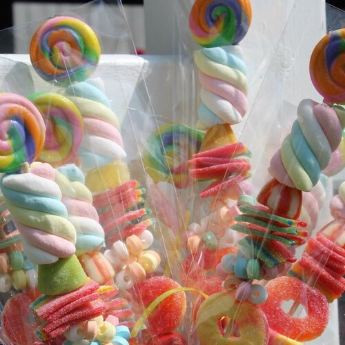 10 Lollipop Candy Kabobs Etsy