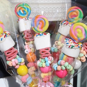 20 Birthday Sprinkles Lollipop Candy Kabobs handcrafted in - Etsy
