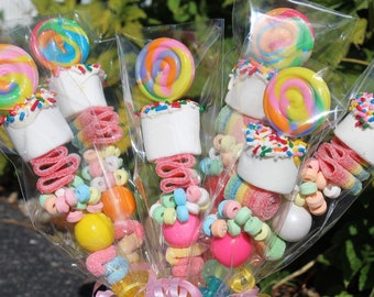 10 Birthday Sprinkles Lollipop Candy Kabobs |Handcrafted in Maine| Party Favors, Bridal, Baby Shower gifts, Mother’s Day, party ideas