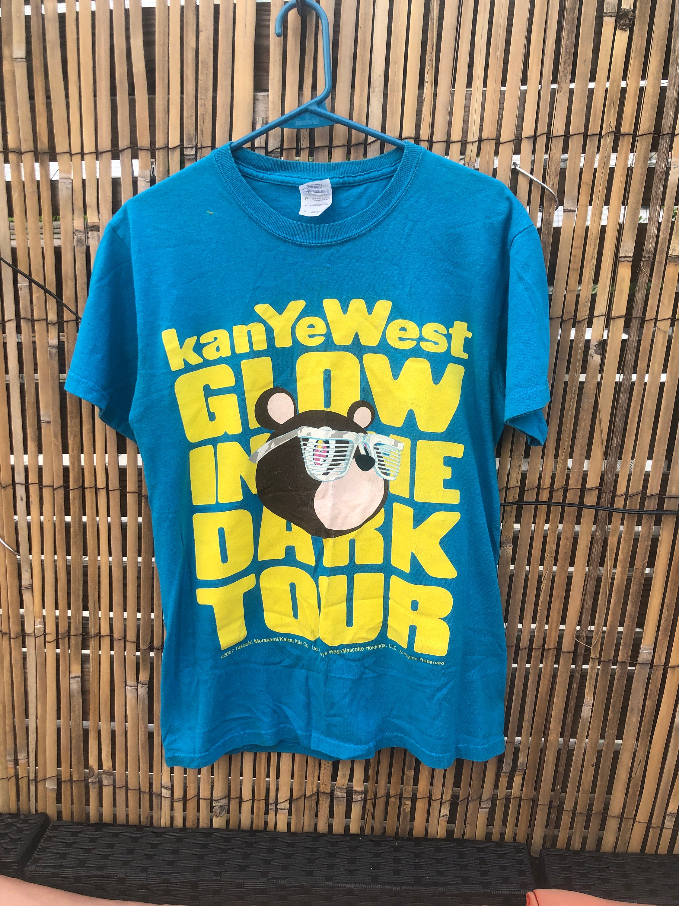 Kanye west glow in the dark tour shirt Clearance