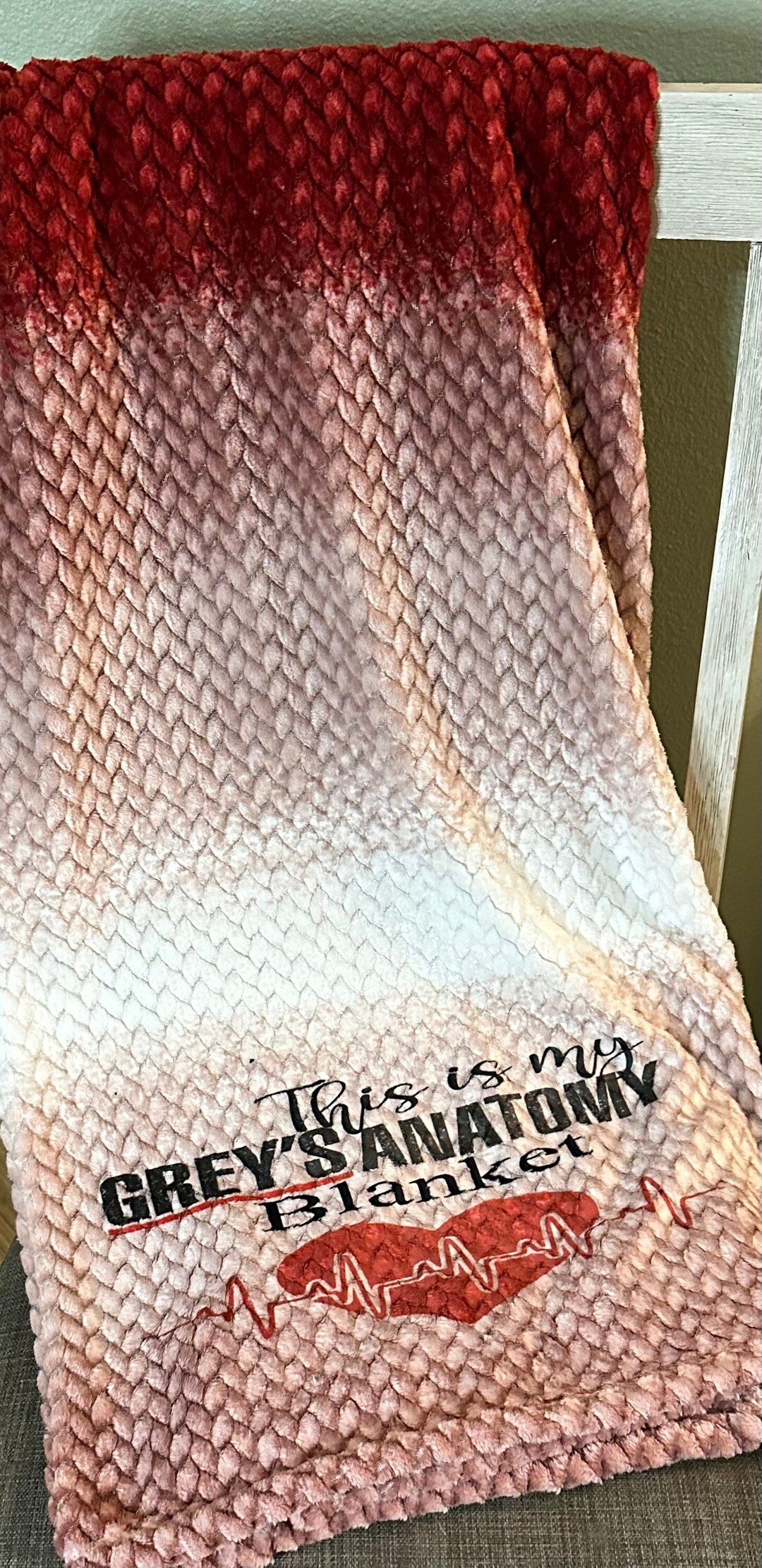 This is My Greys Anatomy Watching Blanket Fuzzy Soft Friends TV Throw