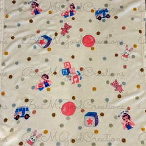 Ms. Rachel Inspired Baby Blanket – Soft Plush Toddler Throw – Cute Peekaboo Cartoon Blanket – Cozy Gift Toddler Baby