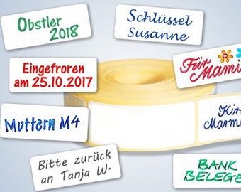 300 Merk-Etiketten zum Selbstbeschriften