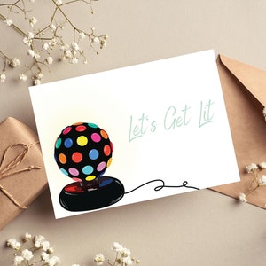Let&#39;s Get Lit Card for Birthdays, Parties, Weddings, Misc.