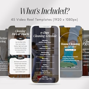 Cleaning Business Video Reels | Cleaning Social Media Templates | Cleaning Business Instagram Reels | Cleaning Business Templates