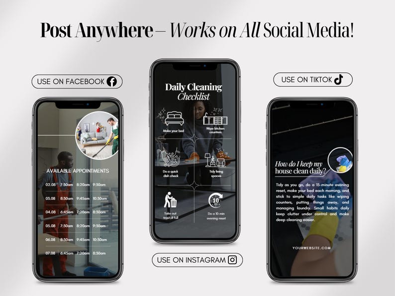 Cleaning Business Video Reels | Cleaning Social Media Templates | Cleaning Business Instagram Reels | Cleaning Business Templates