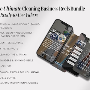 Cleaning Business Video Reels | Cleaning Social Media Templates | Cleaning Business Instagram Reels | Cleaning Business Templates