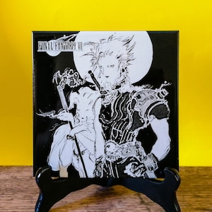 Cloud and Aeris / Aerith Final Fantasy VII Under the Moon Laser