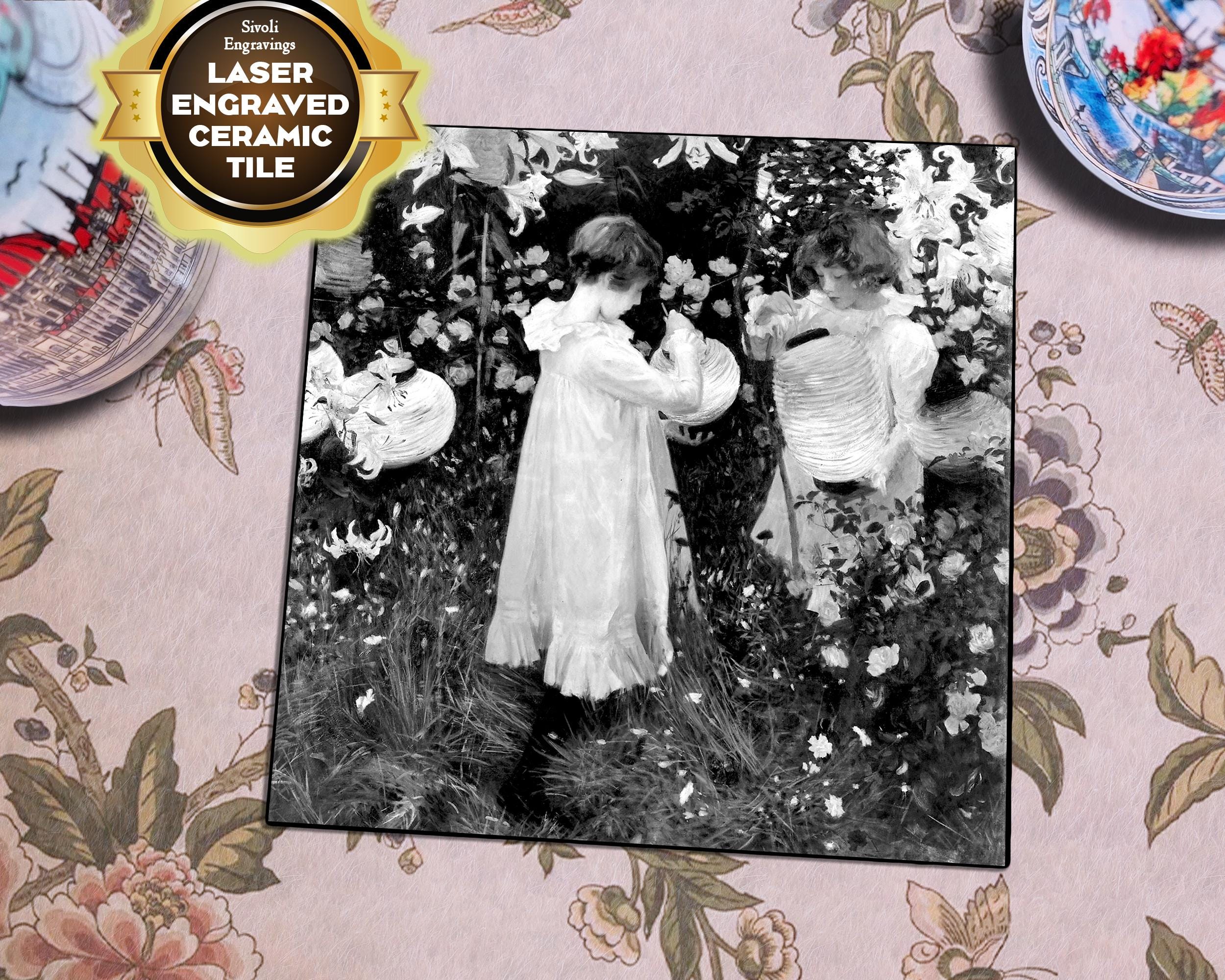 カーネーション、ユリ、ユリ、バラ ジョン・シンガー・サージェント作