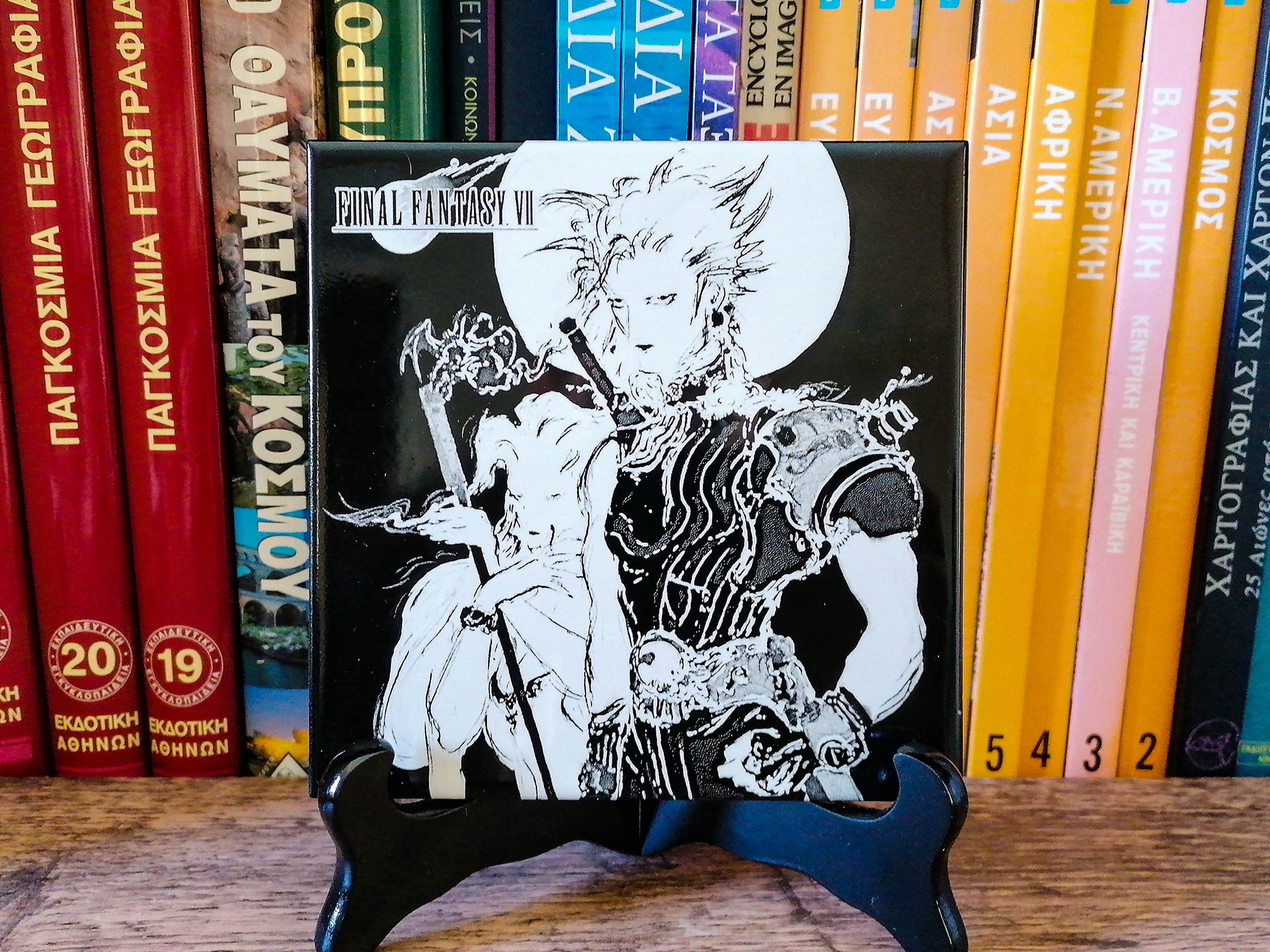 アクセサリー・ヘアアクセサリー Limited FFVII Art Scarf Yoshitaka Amano Yoshitaka Amano Heel Silkscreen Final Fantasy FF7 Character