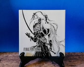 Sephiroth Final Fantasy VII Laser Engraved Tile - Video Game