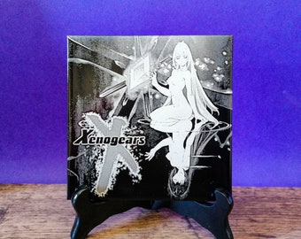 Xenogears Elly et la tuile gravée au laser Antitype - illustration de jeu vidéo - Xenogears artwork